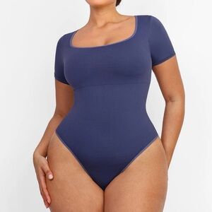Shapellx | Short Sleeve Shapewear Bodysuit